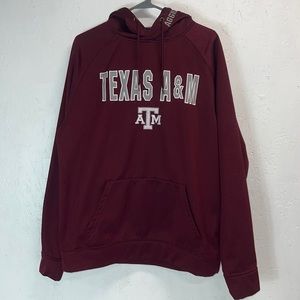 𝅺Colosseum Texas A&M Aggie Hoodie pullover mens size Large